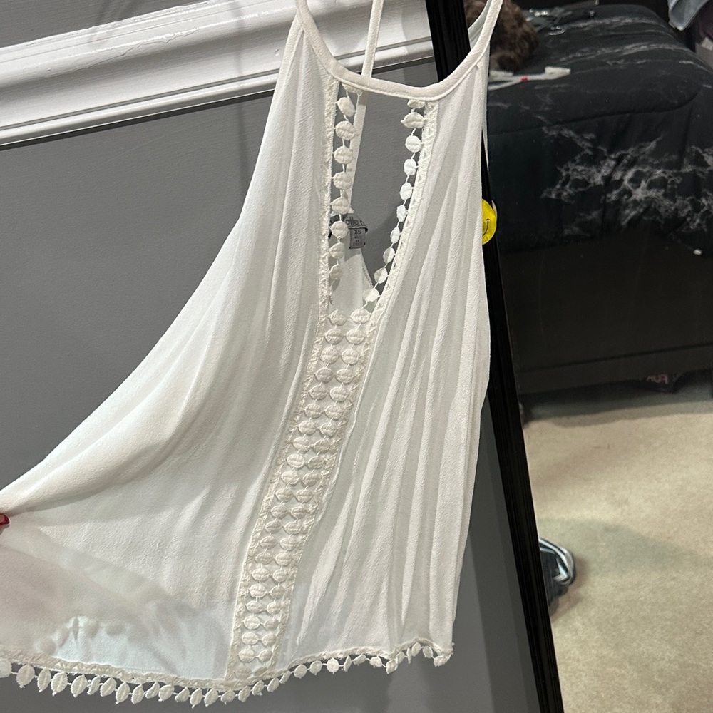 Charlotte Russe White Tank Top
